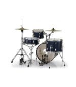 Pearl Roadshow 4pc Drum Set 1812B/1007T/1410F/1350S with Cymbal & Hardware Royal Blue Metallic Finish - Image 3