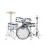 Pearl Roadshow Junior 5-Pcs Drum Set with Hardware & Cymbals Pure White Finish