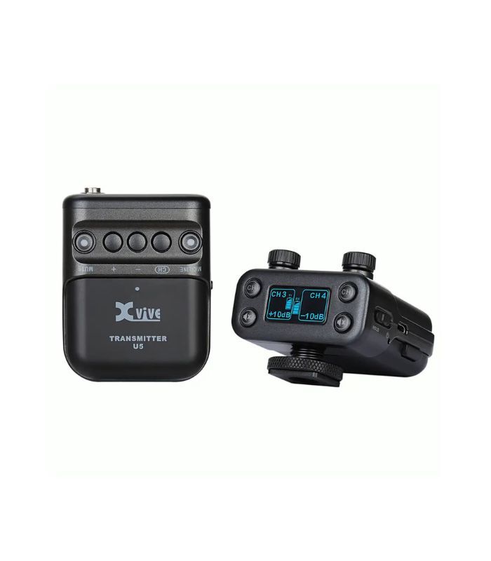 Xvive - U5 Single Channel Lavalier Microphones Wireless System for DSLR Cams - Image 4