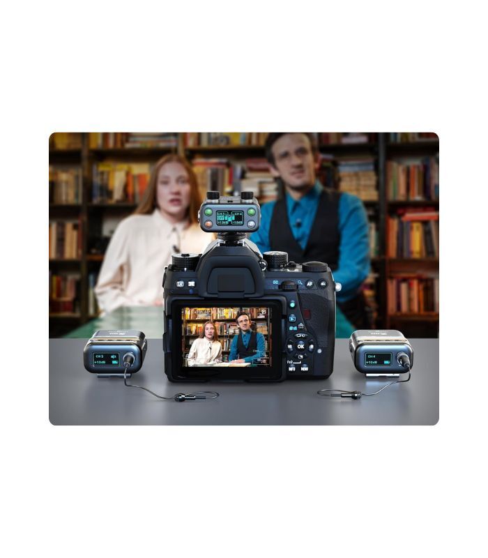 Xvive - U5T2 Dual Channel Lavalier Microphone Wireless System for DSLR Cams - Image 6