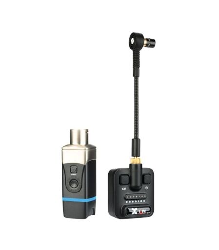 Xvive - U8 Acoustic Guitar Wireless System With Clip-on Supercardioid Condenser Microphone (Travel Case Included) - Image 1