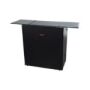 ODYSSEY Black Label 54″ Wide x 37″ Tall Black DJ Fold-out Table Stand