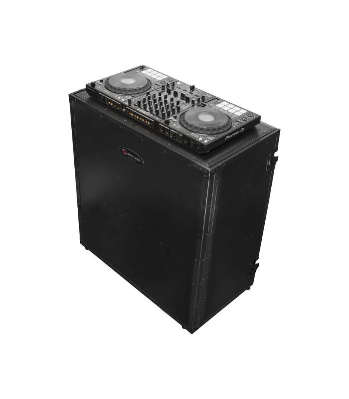 ODYSSEY Black Label 54″ Wide x 37″ Tall Black DJ Fold-out Table Stand - Image 3