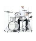 EFNOTE - E Mini Standard 4 Pieces Electric Drum Set Includes 3 Cymbals, Snare & Cymbal Stand, White Sparkle Finish (Kick Pedal & Hi Hat Stand Not Included) - Image 9