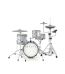 EFNOTE - E Mini Standard 4 Pieces Electric Drum Set Includes 3 Cymbals, Snare & Cymbal Stand, White Sparkle Finish (Kick Pedal & Hi Hat Stand Not Included)