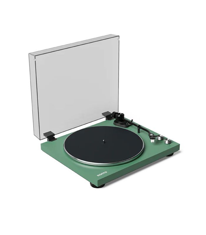 Kanto Audio - OBI3 Turntable with Bluetooth 5.3, Preamp, and Pitch Control - Matte Green - Image 1