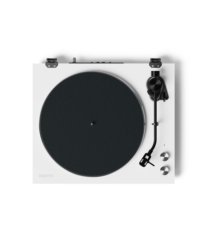 Kanto Audio - OBI3 Turntable with Bluetooth 5.3, Preamp, and Pitch Control - Matte White - Image 4