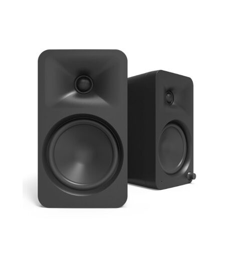 Kanto Audio - ORA4 140W Powered Reference Speakers with USB-C Input and Bluetooth - Black, Pair - Image 1
