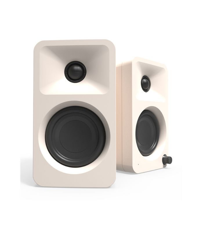 Kanto Audio - ORA 100W Powered Reference Desktop Speakers with USB-C Input and Bluetooth - Cream, Pair - Image 1