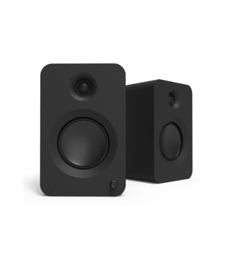 Kanto Audio - REN 200W Powered Bookshelf Speakers with HDMI ARC, USB-C, and Bluetooth 5.3 - Matte Black, Pair - Image 1