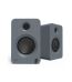 Kanto Audio - REN 200W Powered Bookshelf Speakers with HDMI ARC, USB-C, and Bluetooth 5.3 - Matte Grey, Pair