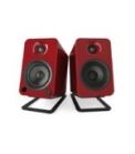Kanto Audio - S4 Angled Desktop Speaker Stands for Midsize Speakers - Black, Pair - Image 2