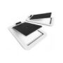 Kanto Audio - S4W Angled Desktop Speaker Stands for Midsize Speakers - White, Pair