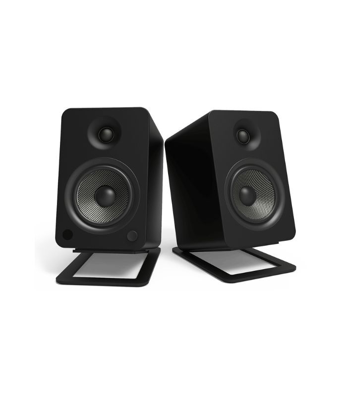 Kanto Audio - S6 Angled Desktop Speaker Stands for Large Speakers - Black, Pair - Image 2