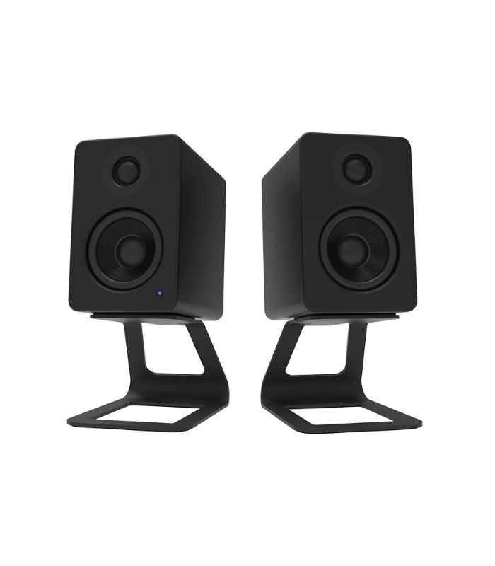 Kanto Audio - SE2 Elevated Desktop Speaker Stands for Small Speakers - Black, Pair - Image 2