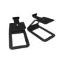Kanto Audio - SE4 Elevated Desktop Speaker Stands for Midsize Speakers - Black, Pair