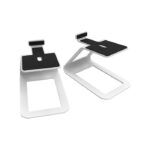 Kanto Audio - SE4W Elevated Desktop Speaker Stands for Midsize Speakers - White, Pair