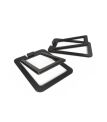 Kanto Audio - S2 Angled Desktop Speaker Stands for Small Speakers - Black, Pair