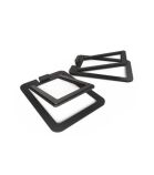 Kanto Audio - S2 Angled Desktop Speaker Stands for Small Speakers - Black, Pair
