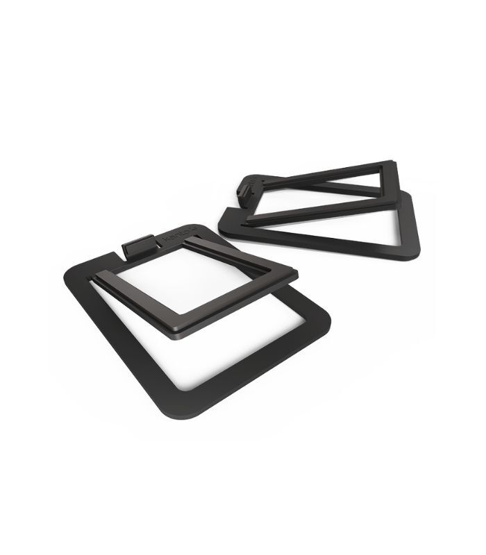 Kanto Audio - S2 Angled Desktop Speaker Stands for Small Speakers - Black, Pair - Image 1