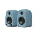 Kanto Audio - UKI 100W Desktop Speakers with Bluetooth, USB-C, Headphone out – Cornflower (Matte Blue), Pair
