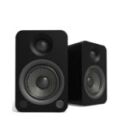 Kanto Audio - YU4 140W Powered Bookshelf Speakers with Bluetooth and Phono Preamp - Matte Black, Pair