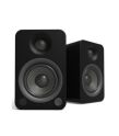 Kanto Audio - YU4 140W Powered Bookshelf Speakers with Bluetooth and Phono Preamp - Matte Black, Pair