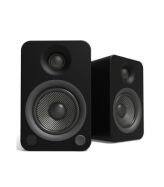 Kanto Audio - YU4 140W Powered Bookshelf Speakers with Bluetooth and Phono Preamp - Matte Black, Pair