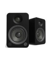 Kanto Audio - YU4 140W Powered Bookshelf Speakers with Bluetooth and Phono Preamp - Matte Black, Pair