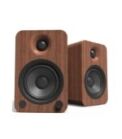 Kanto Audio - YU4 140W Powered Bookshelf Speakers with Bluetooth and Phono Preamp - Walnut, Pair