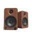 Kanto Audio - YU4 140W Powered Bookshelf Speakers with Bluetooth and Phono Preamp - Walnut, Pair