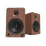 Kanto Audio - YU6 200W Powered Bookshelf Speakers with Bluetooth and Phono Preamp - Walnut, Pair