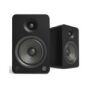 Kanto Audio - YU6 200W Powered Bookshelf Speakers with Bluetooth and Phono Preamp - Matte Black, Pair