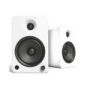 Kanto Audio - YU6 200W Powered Bookshelf Speakers with Bluetooth and Phono Preamp - Matte White, Pair