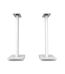 Kanto Audio - SP26PLW 26" Bookshelf Speaker Swiveling Floor Stands - White, Pair