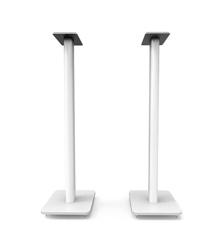 Kanto Audio - SP32PLW 32" Bookshelf Speaker Swiveling Floor Stands - White, Pair - Image 1