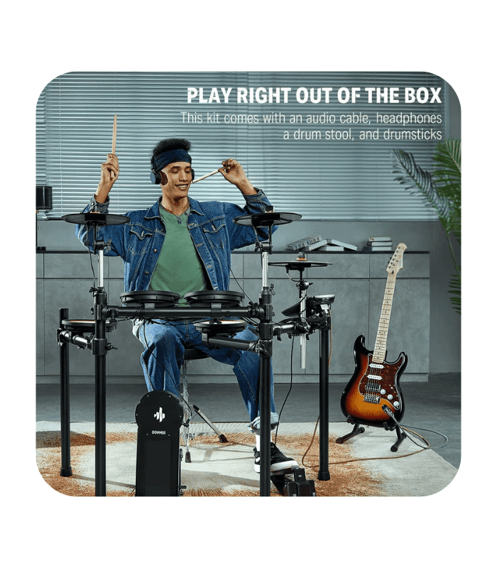 Donner DED-100 Electric Drum Set - Image 2