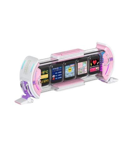 Divoom Times Gate | Pixel Art Informative Display Pink