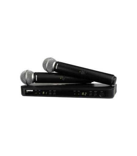 Shure - BLX288UK/SM58-H8E Wireless Dual Vocal System with two SM58 - Image 1