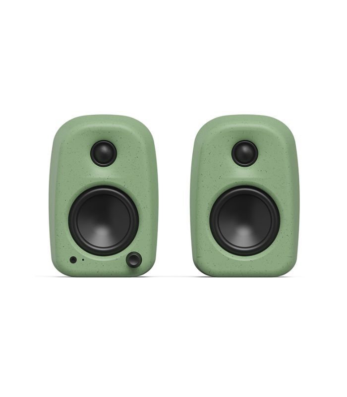 Kanto Audio - UKI 100W Desktop Speakers with Bluetooth, USB-C, Headphone out – Sage (Matte Green) Pair - Image 3