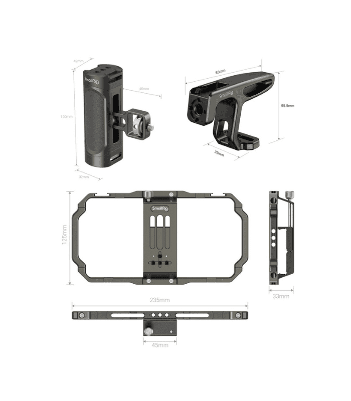 SmallRig - Universal Mobile Phone Handheld Video Rig Kit 3155B - Image 3