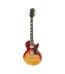 Epiphone - EILMFOMFNH1 Les Paul Modern Figured Guitar - Magma Orange Fade