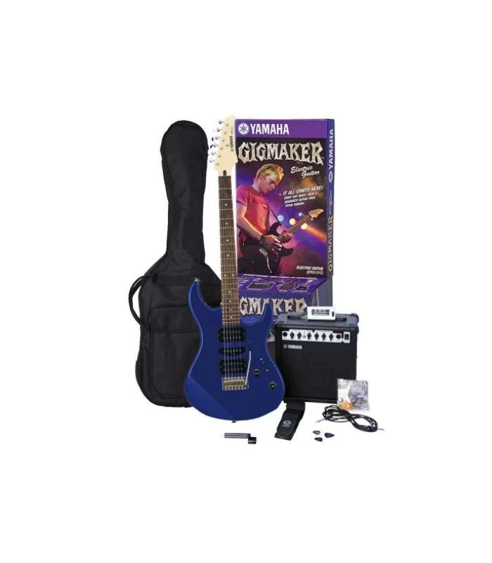 Yamaha - ERG121GPII MTB Electric Guitar Package - Metallic Blue - Image 1