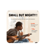 Donner HUSH-I Acoustic-Electric Guitar Kit for Travel Silent Practice