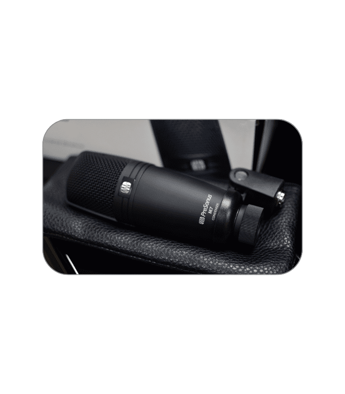 PreSonus® M7 MKII Cardioid Condenser Microphone, Black Versatile and Affordable Mic for Vocals, Guitar, Podcasts, and More